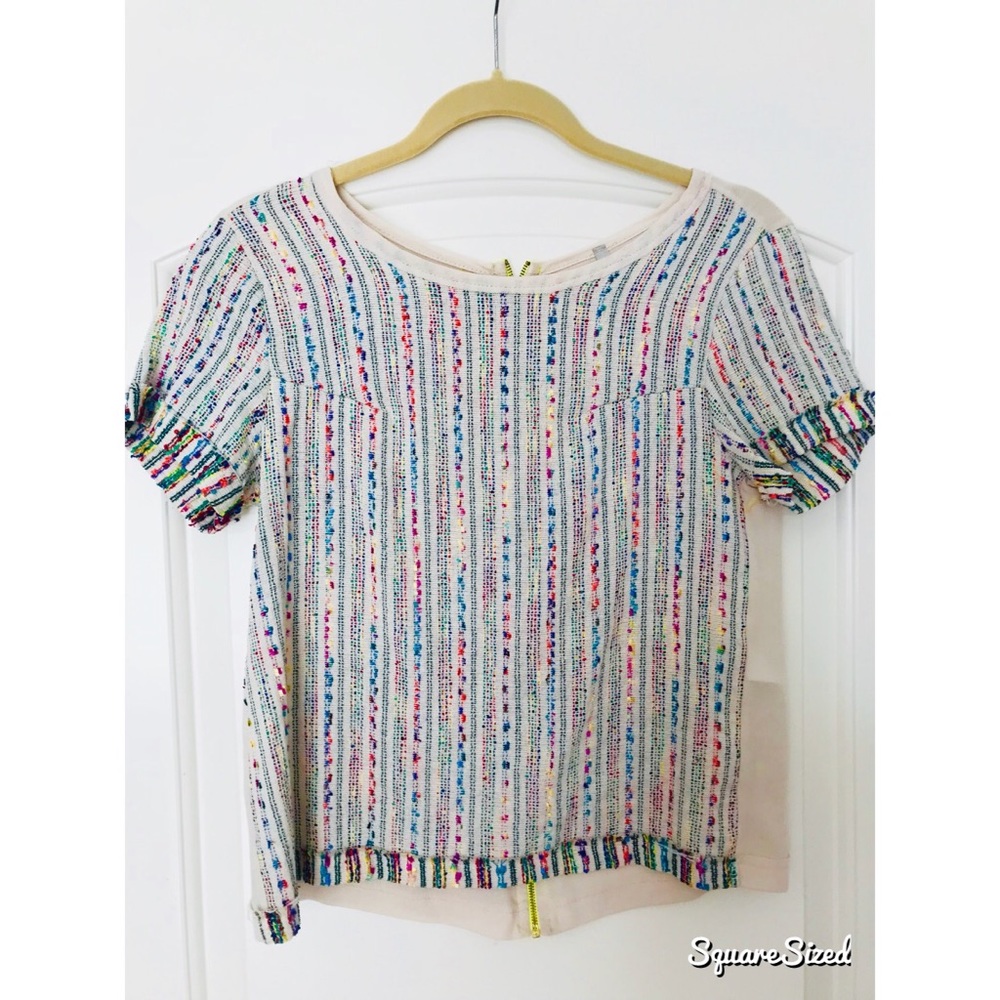 Tweed multicolored top!!!